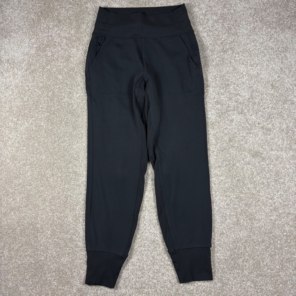 Athleta Trekkie North Joggers Womens XS Black Hiking Travel Pants Ribbed Cuffs